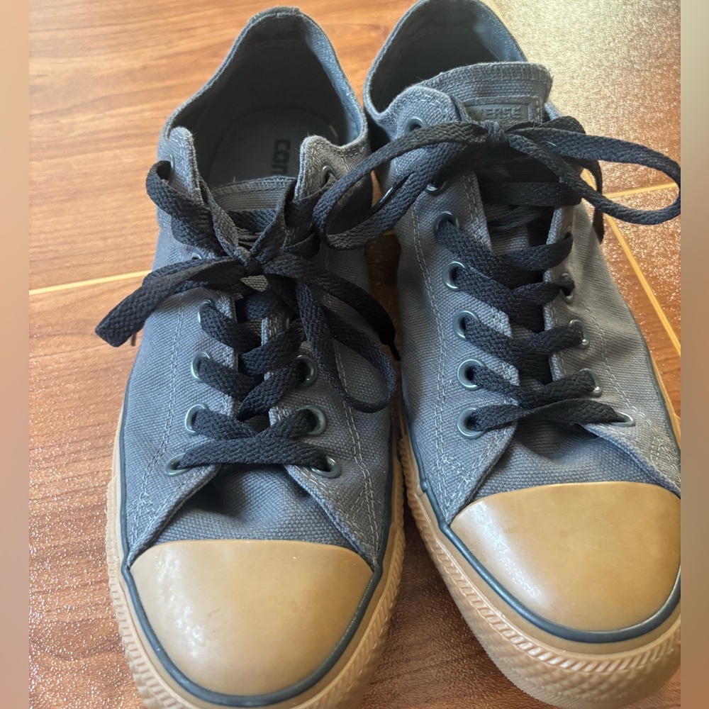 Converse Men's Gray and Brown Sneakers